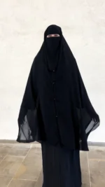 ⁦نقاب و وشاح "مريح" 3 في 1⁩ - الصورة ⁦2⁩