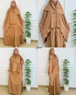 ⁦جلباب و حجاب شرعي 3 قطع⁩ - الصورة ⁦6⁩